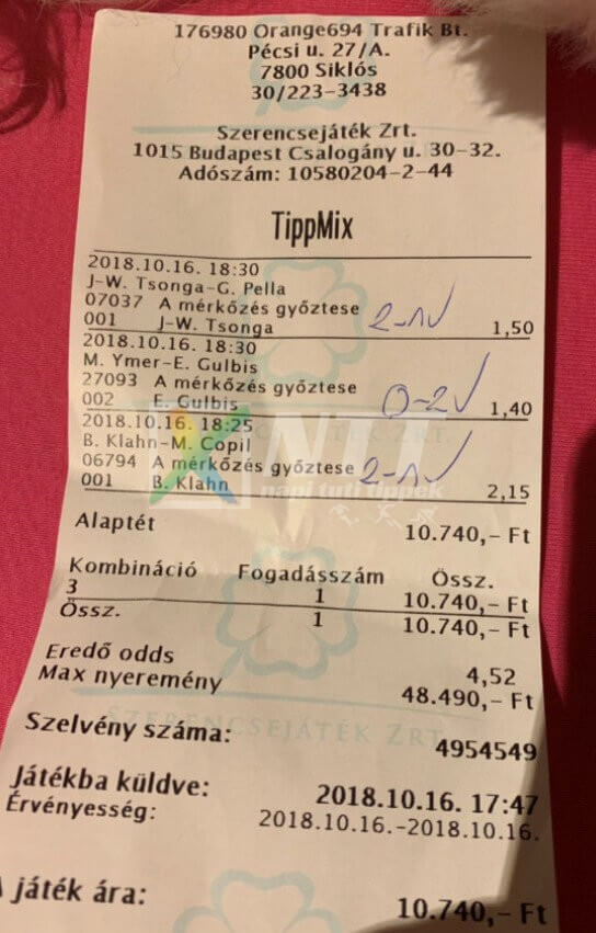 Sportfogadás profit: Tippmix tippek, mérkőzés elemzések, statisztikai adatok. Napi ingyenes tippek. Csatlakozz Magyarország legsikeresebb sportfogadó csapatához! Sportfogadás profit: Tippmix tippek, mérkőzés elemzések, statisztikai adatok. Napi ingyenes tippek. Csatlakozz Magyarország legsikeresebb sportfogadó csapatához!